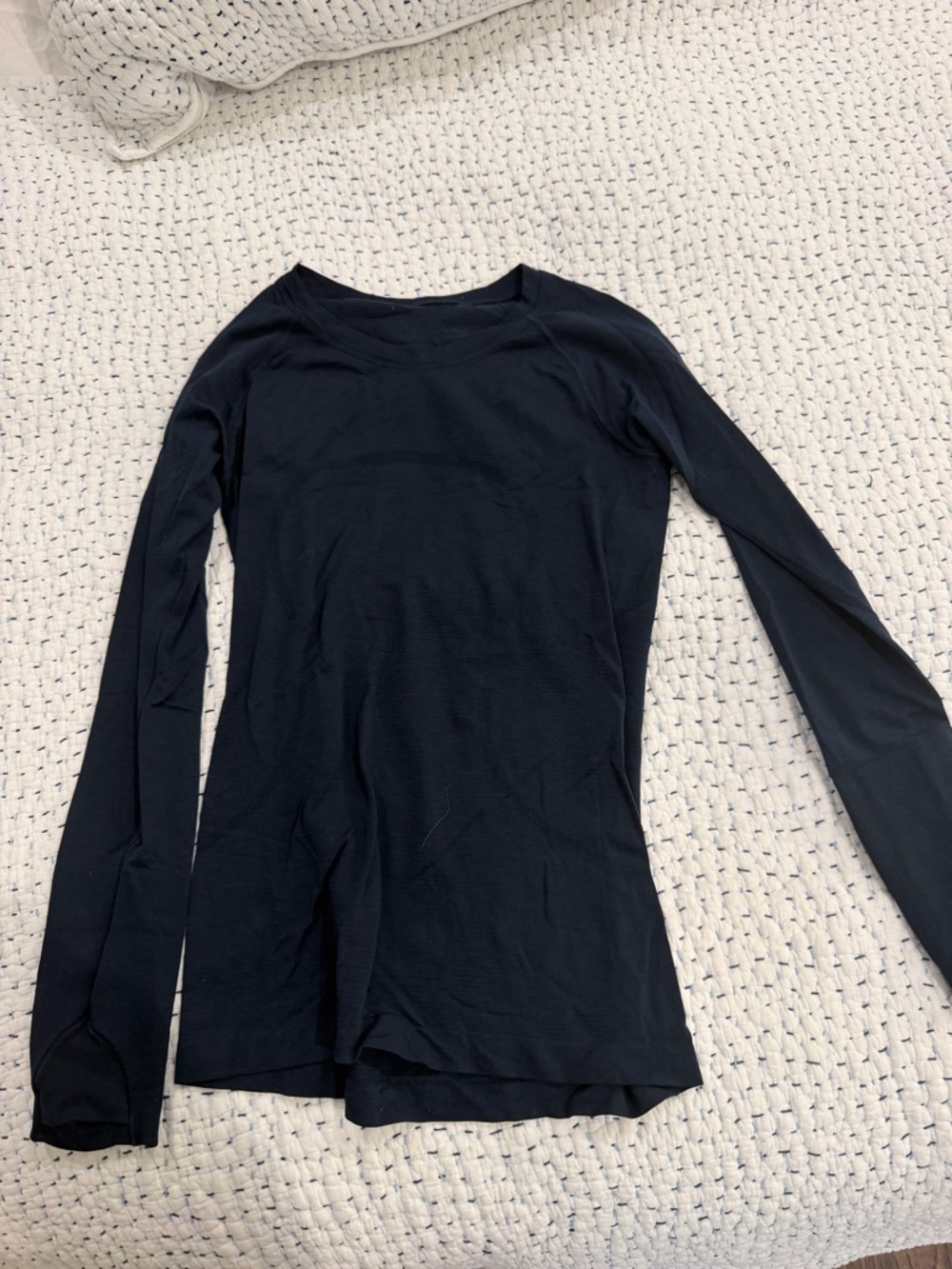 lululemon athletica navy Long-Sleeve Lightweight Crew